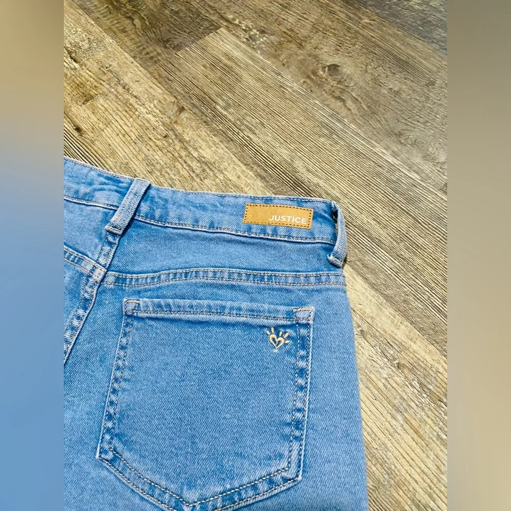 Justice Girls Denim shorts SZ 18